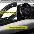 Xizopucy Diamond Leather Bling Steering Wheel Cover, Universal Car Steering Wheel Protector with Crystal Rhinestones Anti-Slip Soft Interior Acces...