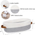 Bathroom Countertop Organizer Basket, Cotton Rope Woven Storage Basket Toilet Paper Decorative Basket for Bathroom, Bedroom, Living Room, Entryway...