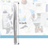 Lab Tweezers High Precision Forceps, 6" (15.2 cm), Fine Strong Curved Point tweezers, Stainless Steel...