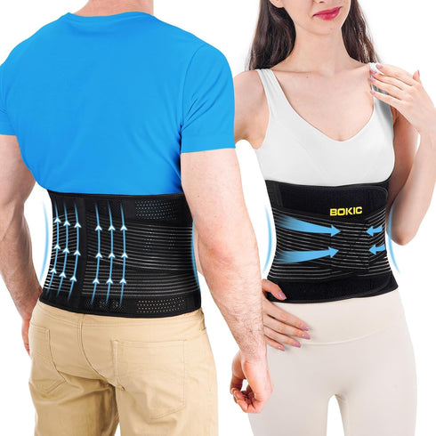 Back Support Belt for Men and Women, Back Braces for Lower Back Pain, Stretcher for Lower Back Pain Relief, Scoliosis, Sciatica,Herniated Disc, Pr...