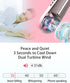 Ninetails Portable Neck Fan, 6000mAh Rechargeable Personal Fan, 360° Lightweight Wearable Fan, Low Noise 3 Speed Hands Free Fan, Hanging Headphone...
