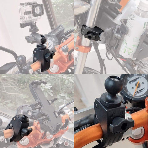 Tough Clamp Base with 1'' Rubber Ball Head...