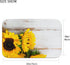 Britimes Bath Mat for Bathroom, Yellow Sunflower Washable Cover Floor Rug Carpets Floor Mat Bathroom Decorations 18x30 Inches for Kitchen Bedroom ...