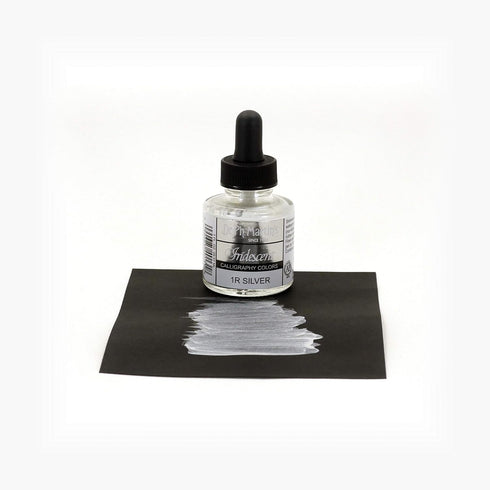Dr. Ph. Martin's Calligraphy Color (1R) Ink Bottle, Iridescent Silver, Original Version...