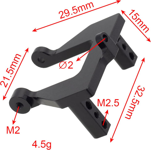 MEUS RACING Ascent 18 Servo Mount for Redcat Ascent-18 1/18 RC Crawler Upgrades Parts...
