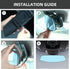Car Rearview Mirror,Panoramic Wide Angle Reduce Blind Spots 12.6inch HD Universal Interior Rear Mirror for Cars,SUVs,Trucks,Vehicles Blue...