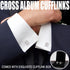Cufflinks for Men,To commemorate the deceased loved ones, Photos can be placed Album Cross Cufflinks, Shirt Accessories Unique Cuff Links for Mens...