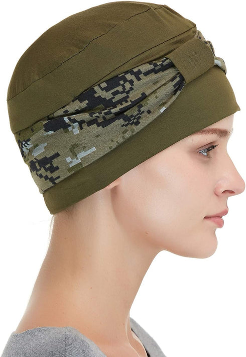 Bamboo Double Layered Comfort Beanie for Cancer Patient, Chemo Patient, Hats for Cancer Chemo Patients Women...