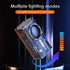 Portable Bluetooth Speaker with Lights, Transparent Wireless Mini Bluetooth Speaker with TWS, Perfect Small Speaker HD Sound and Bass for Office, ...