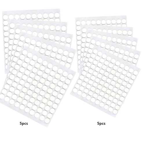10 Sheet Foam Round Dots Double-Sided Adhesive 3D Craft Foam Tape for DIY Handmade Crafts/Office Supplies, 1000 Pcs, 2 Sizes (10, White, 0.3 inch ...