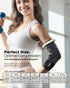 Elbow Compression Sleeve 2 Pack, Elbow Brace for Tendonitis and Tennis Elbow, Pain Relief Elbow Brace for Men & Women, Elbow Sleeve Reduce Joint P...