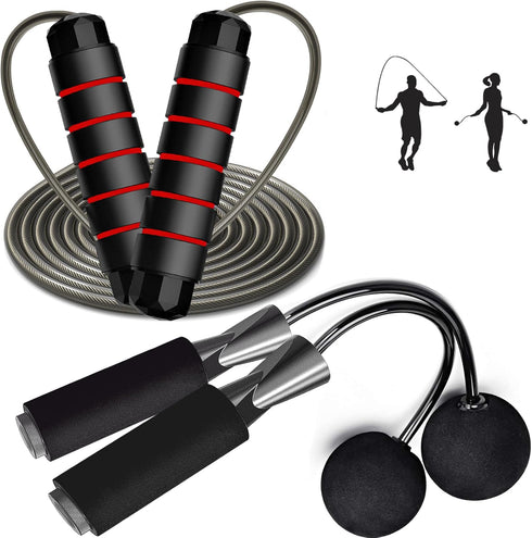 Jump Rope, Exercise Jumprope for Men Women and Kids Workout,Rapid Speed Jumping Rope for Cardio and Endurance Training,for Home Aerobic Exercise E...