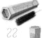 Hexagon Pellet Smoker Tube,12 inch Stainless Steel BBQ Wood Pellet Tube Smoker for Cold/Hot Smoking,5 Hours of Billowing Smoke-for Any Grill or Sm...