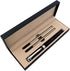 Metal Ballpoint Pen Business Signature Pen Gel Pen with Two Black Refills Nice Gift for Friends and Family (Black)......