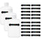 23 Pieces Urine Test Complete Kit Include 3 Pcs Synthetic Urine Bottles with 20 Pcs Temperature Test Papers, Portable Travel Bottle Adhesive Urine...