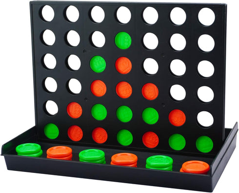 4 Connect in a Row Four in a Row Game Classic Family Game Line Up 4 Classic Board Game Puzzle Travel Game Easy to Set up,Play,Storage for Kids,Adu...