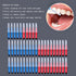 ewinever 50 Count Interdental Brush,Toothpick Tooth Flossing Head Oral Dental Hygiene Brush, Tooth Cleaning Tool (Red+Blue)...