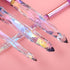 Kingtree Makeup Brush Set, 10PCS Crystal Makeup Brushes Premium Synthetic Foundation Powder Concealer Eye Shadow Blush Makeup Brushes Set, Profess...