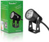 LemonBest® Outdoor LED Landscape Up Down Light Spotlight Low Voltage 12V for yard step lawn lighting (Cool White)...