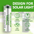 NiMH AA 1000mAh Rechargeable Batteries 1.2V,Pre-Charged Double A for Outdoor Solar Lights Garden Light String Lights, (Pack of 8)...