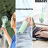 FADACHY Portable Fan Rechargeable,Mini Personal Fan, Handheld Battery Operated Fan,LED Display 14-18 Working Hours 3 IN 1 Folding Hand Fan, Small ...
