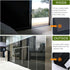 VELIMAX Static Cling Total Blackout Window Film Privacy Room Darkening Window Tint Black Window Cover 100% Light Blocking No Glue (17.7 x 118 inch...
