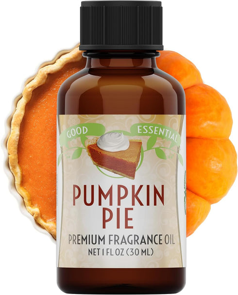 Good Essential Professional Pumpkin Pie Fragrance Oil (1 fl oz / 30ml) for Halloween Candles, Diffusers, Soaps, Lotions, Perfume, Home Scents...