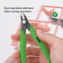KATA 5 Inch Micro Wire Cutter, Precision Mini Flush Cutters and Clean Cut Pliers for Electronics, Model, Jewelry, Model Kits, Green...