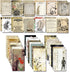 Decoupage Paper for Junk Journal TN Traveler's Notebook by CATaireen Double-Sided Vintage Scrapbook Supplies Linen Paper Bookmark Tag Art Bullet E...