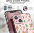 Christmas Clear Phone Case for iPhone 15, Gingerbread Man Pattern Case Cover Soft TPU Protective Slim Shockproof Cover Boys Girls Phone Case for i...