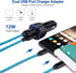 Dual USB Car Charger with Fast Charge Type C USB C Cable Compatible for Moto G Power,G Stylus,G Fast,G7 G8 G9 Play Power Plus,G7 Supra,G6 Plus,Sam...