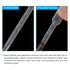 PATIKIL 3ml Pipettes Dropper, 60pcs Plastic Pipettes Disposable Pipette Transfer Pipette Calibrated Plastic Eye Dropper with Scale for Science Lab...