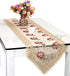 Grelucgo Small Short Burgundy Lace Doily Table Runners Dresser Scarves (13 x 36 inch)...
