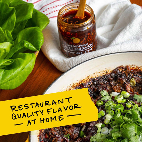 Momofuku Chili Crunch by David Chang, (5.3 Ounces), Chili Oil with Crunchy Garlic and Shallots, Spicy Chili Crisp...