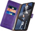 SUANPOT for Samsung Galaxy S22 Ultra with RFID Blocking Leather Wallet case Credit Card Holder,Flip Folio Book Phone case Shockproof Cover Women M...