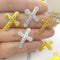 Cross Confetti | Glitter Confetti Sprinkles for Xmas Bridal Baptism Thanksgiving Memorial Day Festival Decorations | Metallic Foil | 45g 1.6OZ 100...