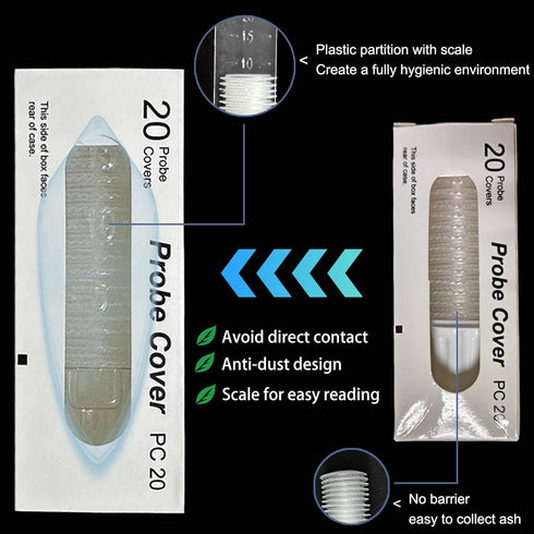 Disposable Ear Thermometer Probe Covers - 200pcs Upgraded Version Thermometers Lens Filters Refill Caps for All Braun Thermometer Digital Thermome...