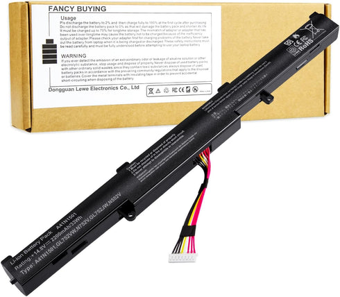 Fancy Buying GL752V Laptop Notebook Battery for ASUS A41N1501 GL752 GL752V GL752VW G752VW N552VX N752 N752V N752VX...