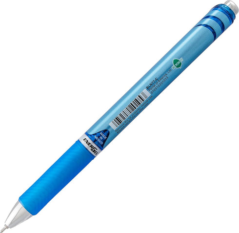 Pentel EnerGel RTX Retractable Premium Liquid Gel Pen, (0.7mm) Needle Tip, Ultra Smooth, Medium Line, Blue Ink 10 Pack, BLN77BP10C...