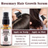 Rosemary Oil Hair Growth Serum w/Hair Growth Shampoo,Biotin Castor Oil Argan Oil Hair Growth Products for Thinning Hair & Hair Loss,Womens Gifts f...