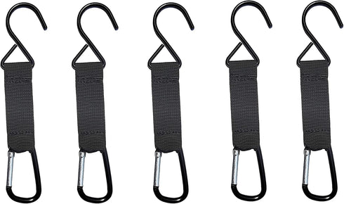 5 PCS Fence Hooks for Baseball,Tennis,Football Bag Safety Buckles Fence Hooks Multifunctional Hanging Buckles Metal Hooks Suitable for Softball Ou...