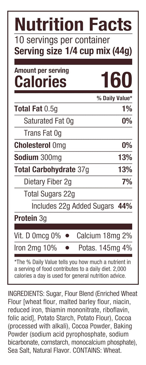 Bob's Red Mill Signature Decadent Chocolate Cake Mix - 15.5 oz Bag (Pack of 4), Simple Clean Ingredients, Homemade Taste, Non-GMO...