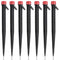 Kalolary 20PCS Drip Emitters for Irrigation, 1/4 Inch Drip Irrigation Emitters Parts 360 Degree Adjustable Water Flow Sprayer with Stake for 4/7mm...
