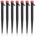 Kalolary 20PCS Drip Emitters for Irrigation, 1/4 Inch Drip Irrigation Emitters Parts 360 Degree Adjustable Water Flow Sprayer with Stake for 4/7mm...