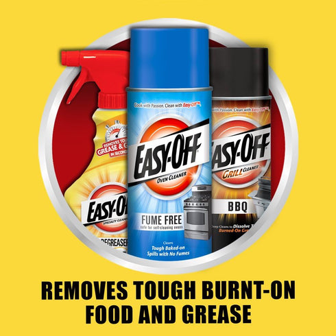 Easy Off Heavy Duty Oven Cleaner, Destroys Tough Burnt on Food and Grease, Fresh Scent, 14.5 oz Can...