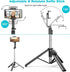 Selfie Stick, Extendable Selfie Stick Tripod with Wireless Remote & Phone Holder, Portable Phone Tripod for Group Selfie/Live Streaming/Video Reco...