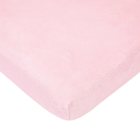 American Baby Company Heavenly Soft Chenille Fitted Pack N Play Playard Sheet 27" x 39", Warm and Cozy Chenille Pack and Play Sheet, Pink, for Boy...