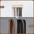 ZEDODIER Belt Hanger Wooden Belt Rack, Max 42 Storage Capacity, Hanging Holder Space Saving Closet Organizers and Storage for Ties, Tank Tops, Sca...