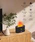 Flame Air Diffuser Humidifier,Upgraded Scent Diffuser for Essential Oils,Ultrasonic Aromatherapy,Fire Mist Humidi with 2 Brightness,Auto-off Funct...