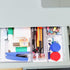 4 PCS Clear Plastic Drawer Organizer, Desk Drawer Divider Organizers and Storage Bins for Makeup, Jewelry, Gadgets for Kitchen, Bedroom, Bathroom,...